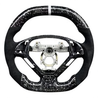 Volant en cuir suédé et fibre de carbone style M pour Infinit/i G37 G35 Nissan 370Z 2007-2013 JDM Racing Mod