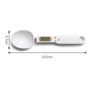 500g/0.1g portatile LCD bilancia da cucina digitale misurino cucchiaio elettronico peso bilancia per alimenti