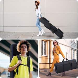 Free Sample Customized Waterproof Musical Keyboard Protection Cover Digital Keyboard Carrier Case 61 Keyboard Bag - Product Image 3