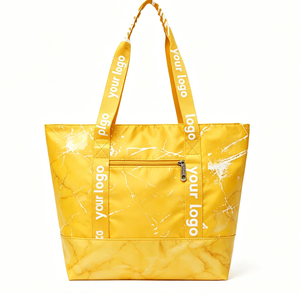 Bolsa de Playa Rosa al por Mayor con Logotipos, Bolso de Mano Grande, Moderno e Impermeable, de Lujo para Mujer - Product Image 4