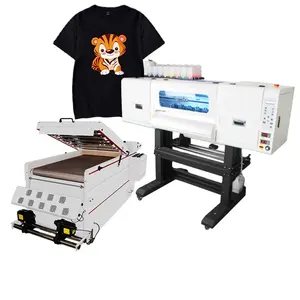 Hot Koop 60 Cm Dtf Printer Voor T-shirt Bedrukken 4 Hoofd Huisdier Film Printer