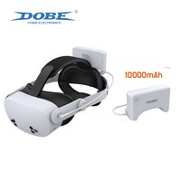 Sangle de tête de jeu VR réglable et confortable DOBE avec batterie de 10000 mAh pour accessoires VR Meta Quest 3 3S