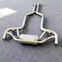 Système d'échappement Catback UML pour Mercedes-Benz AMG GT/GTS (C190) 4.0T 2014-2023, échappement haute performance en titane, poli miroir