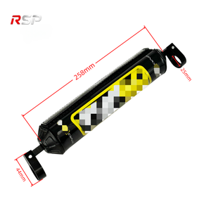 Protection <span class=keywords><strong>de</strong></span> guidon <span class=keywords><strong>de</strong></span> moto, protection <span class=keywords><strong>de</strong></span> barre transversale ronde en mousse avec sangle Velcro, style Pro pour moto tout-terrain, motocross, VTT, universel - Product Image 2