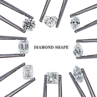 Diamants de laboratoire certifiés IGI, pureté VVS1, taille ronde, HPHT CVD, pierres lâches en gros de 0,5 ct, 1 ct, 2 ct, 3 ct pour sertissage de bagues