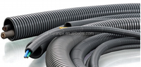 105 ℃   125 ℃   135 ℃   150 ℃   Tube Corrugé Flexible PA Haute Résistance au Feu avec Approbation IATF REACH RoHS CE pour la Protection des Faisceaux de Câbles