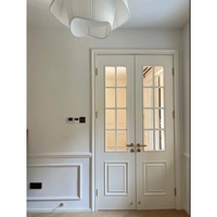 Portes intérieures en PVC Design minimaliste Surface finie Isolation phonique pour cuisine et villa
