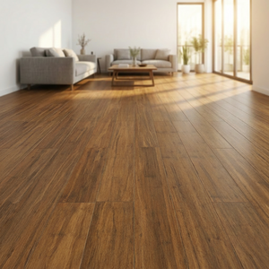 Revêtement de sol en <span class=keywords><strong>bambou</strong></span> massif de haute brillance, 2 pièces, couverture d'intérieur de luxe en polycarbonate Horizontal, <span class=keywords><strong>stratifié</strong></span> solide et étanche - Product Image 3