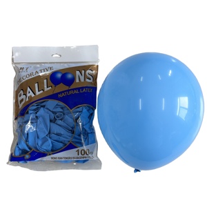 Light Blue Happy Birthday Easter <b>Round</b> Helium 5 10 12 18 36 Inch Large Latex <b>Balloon</b> - Product Image 3