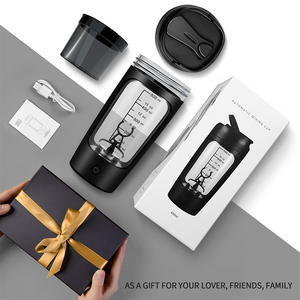 <span class=keywords><strong>Shaker</strong></span> à protéines électrique USB Rechargeable avec boîte à poudre rose, gobelet mélangeur Portable avec poignée, bouteille <span class=keywords><strong>Shaker</strong></span> de qualité alimentaire pour bébé - Product Image 5