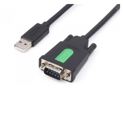 Industrial USB to RS232 Serial Adapter Cable FT232RL Chip DB9 Male/Female Port 921.6Kbps Baud Rate PVC Shielded 1.5m