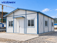 VICDOWEX Bâtiment préfabriqué modulaire de type K personnalisé avec un design contemporain pour le logement des travailleurs du bâtiment et des bureaux de chantier