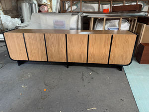 Meubles Disen, vente directe d'usine de haute qualité, meubles de salon, meuble TV, tiroir, chêne massif, console multimédia à 6 portes - Product Image 5