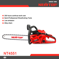 Tronçonneuses d'usine chinoise 45CC 1.7kW NT4551 à faibles vibrations avec certification CE EURO V