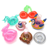 Supports de Boissons Gonflables Personnalisés avec Logo pour Vente en Gros – Porte-Gobelets Gonflables Flottants pour Fêtes Estivales à la Piscine – Divers Modèles de Flotteurs à Boissons