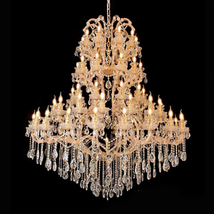 Lampadario di Lusso in Cristallo K9, Lampada a Sospensione Decorativa per Matrimoni, Hotel, Banchetti, Villa, Soggiorno - Product Image 3