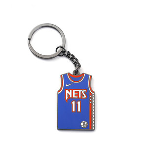 Llavero de Metal Esmaltado Personalizado, Mini <span class=keywords><strong>Zapatillas</strong></span> Durant Irving, <span class=keywords><strong>NBA</strong></span> Nets, Baloncesto, Club de Fútbol, Jersey Llavero - Product Image 6