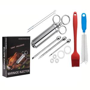 Juego de 12 Inyectores de Marinado para Carne de Alta Resistencia, Jeringa Inyectora de Acero Inoxidable 304 para Barbacoa - Product Image 4