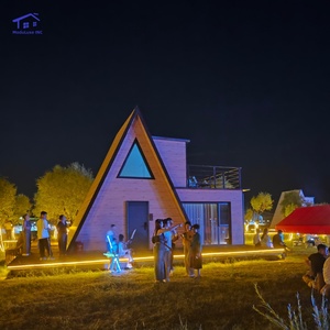 Cabaña Modular Prefabricada de Acero Ecológica y de Lujo, Portátil, para Vivienda Pequeña, Uso Hotelero, Contenedor Triangular Desmontable de 20 pies - Product Image 6