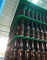 Panneau de séparation en plastique ondulé PP à 4 soudures latérales pour palettes de bouteilles, idéal pour les canettes en verre et les boissons - Vente en gros