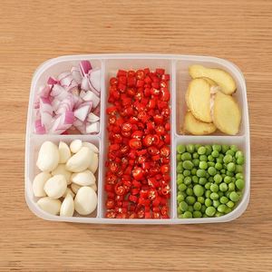 Boîte de conservation et de préparation alimentaire en plastique pour réfrigérateur et congélateur, avec compartiments pour viande - Product Image 1