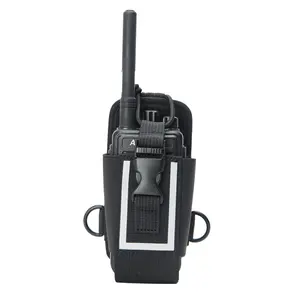 ABBREE MSC-20M Walkie Talkie Fluorescence Big Nylon Case Cover HolderためYaesu Baofeng UV-5R UV-9R Plus TYT Woxun Radio