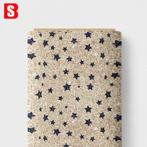 80s léger 100% coton bio popeline tissu personnalisé impression numérique <span class=keywords><strong>nuit</strong></span> étoilée conception pour femmes robes sacs filles - Product Image 4