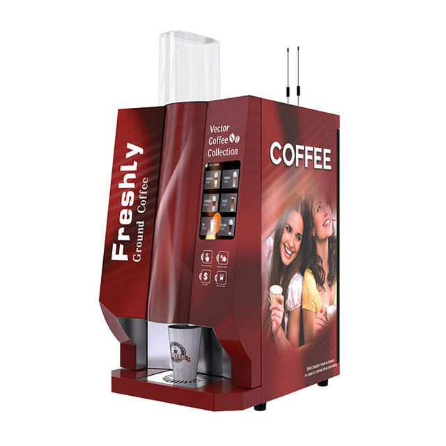 Wholesale High Quality Small Coffee Vending Machine Fully Automatic Coin Operated SDK 150-200 Capacity Coffee Chocolates