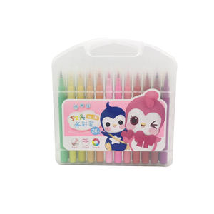 Writing Smooth Custom Bright Colors Water Colours Children <b>Marker</b> <b>Washable</b> Soft Tip Watercolor Pen - Product Image 4