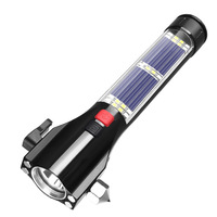 Lampe torche LED SA-T01 à lumière puissante, multifonction, marteau de sécurité automobile, éclairage de travail pour situations d'urgence et de secours, rechargeable par USB