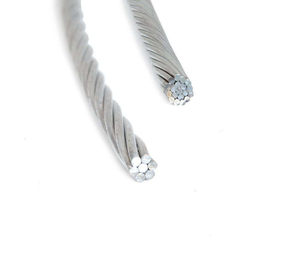 Câble en acier galvanisé 1/8" 3/16" 1/4" 5/16" 1X7 1X19 1X37 pour levage, amarrage et construction - Product Image 2