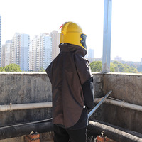 Casque de protection ABS pour sablage, vente en gros de casques de sablage