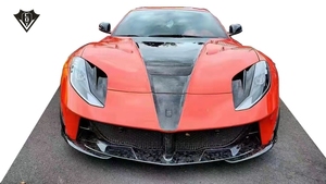 Kit carrosserie pour <span class=keywords><strong>Ferrari</strong></span> 812 Superfast GTS – Amélioration du pare-chocs style MSY – Pare-chocs avant et arrière, jupes latérales en FRP carbone - Product Image 3