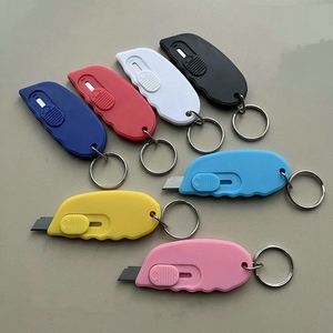 Factory Wholesale <strong>Mini</strong> Plastic <strong>Envelope</strong> Knives, Portable Key Chains, Custom logo Tool Knives - Product Image 6