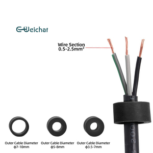 Conector de enchufe Led macho hembra conector de enchufe de CC hembra <span class=keywords><strong>IP</strong></span> 68 conector de montaje en Panel impermeable de 3 pines - Product Image 3