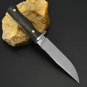 Cuchillo Táctico de Combate Personalizable de Alta Calidad, Tipo OEM, con Mango de Madera Python, Hoja de Acero Inoxidable de 3.0 mm de Grosor, con Funda de Cuero - Product Image 4