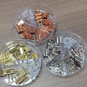 แฟ้มโลหะขนาดต่างๆ 55 ชิ้น<span class=keywords><strong>พ</strong></span>ร้อมหมุดกด อุปกรณ์สำนักงานน่ารักสำหรับโต๊ะทำงาน อุปกรณ์เสริมสำหรับโต๊ะทำงานที่ทนทาน - Product Image 2