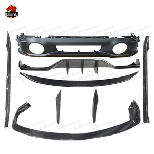 Pour Porsche <span class=keywords><strong>911</strong></span> 992 2019-2024 WP Style diffuseur arrière en Fiber de carbone becquet jupes latérales Kit de corps de lèvre avant - Product Image 6