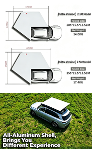 Auvent de voiture 270° imperméable en gros, abri de protection solaire autoportant, type aile de renard 270 pour pick-up - Product Image 6