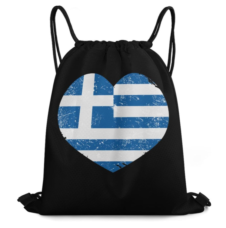 High Quality Custom Sport String Bag Nicaragua Flag Drawstring