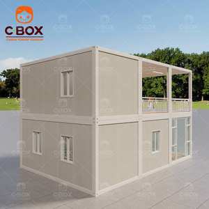 Cbox, bâtiment préfabriqué personnalisé à deux étages, résidence en kit, bâtiment modulaire ignifuge, bureaux, hôtels, magasins, maison conteneur mobile - Product Image 1