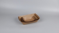 Barquette jetable en papier pour frites, ailes de poulet et emballages de plats à emporter