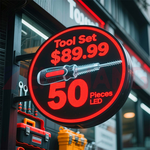 หน้าจอแสดงผล <span class=keywords><strong>LED</strong></span> P4 P2 P2.5กันน้ำสองด้านเดียวหน้าจอ <span class=keywords><strong>LED</strong></span> โลโก้ดิจิตอลสำหรับใช้ในบ้านกลางแจ้ง - Product Image 5