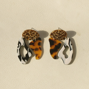 2026 Summer Flower <strong>Heart</strong> <strong>Dangle</strong> <strong>Earrings</strong> Jewelry Gift for Women Fashion Geometric Round Hollow Acrylic Drop <strong>Earring</strong> - Product Image 6