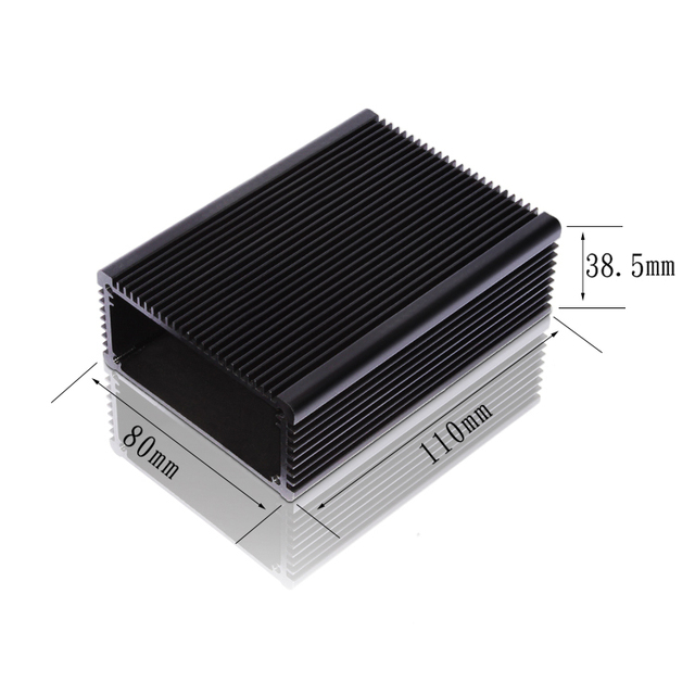 Outdoor CNC Aluminum Inverter Enclosure for Mounted PCB Custom Made Instrument Extruded Aluminum Enclosure for Electronics