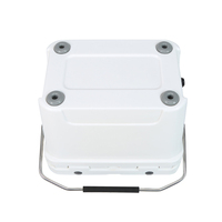 Glacière rotomoulée 20L en LLDPE, isotherme, portable, pour le stockage de vin et d'aliments en extérieur, maintien de la glace pendant 5-8 jours