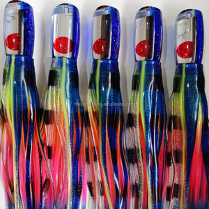 Lot d'appâts pour la pêche à la traîne, set de leurres pour attraper des poissons, yeux rouges, pailletés, ome marque, modèle - Product Image 5