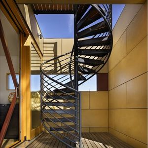 <span class=keywords><strong>Escalier</strong></span> en spirale en acier sur mesure <span class=keywords><strong>pour</strong></span> l'extérieur, <span class=keywords><strong>pour</strong></span> villa, hôtel, toit, <span class=keywords><strong>piscine</strong></span>, construction durable, <span class=keywords><strong>escalier</strong></span> en spirale avec main courante - Product Image 2