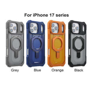 Sang Trọng Từ Trường Hợp Chống Sốc Cho Iphone 17 Pro Max Heavy Duty <span class=keywords><strong>Armor</strong></span> Bảo Vệ Với Drop Bảo Vệ Từ Kim Loại Chân Đế - Product Image 6