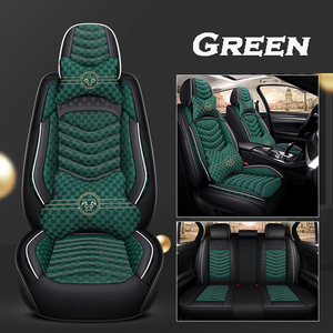 Thời Trang Phổ Full Set Car Seat Bìa Nước Bằng Chứng Tổng Hợp Da Well Fit Sedan SUV Cho Chất Liệu Lụa Car Seat Cover - Product Image 6
